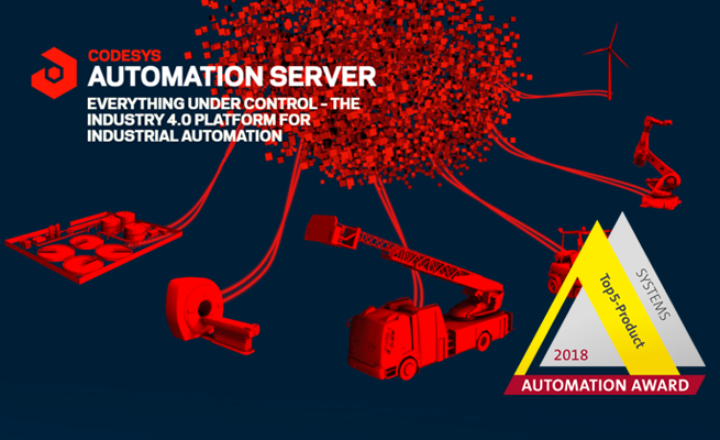 CODESYS 工業(yè)云產(chǎn)品獲得2018德國(guó)自動(dòng)化獎(jiǎng)提名，紐倫堡SPS展會(huì)上將最終揭曉獎(jiǎng)項(xiàng)
